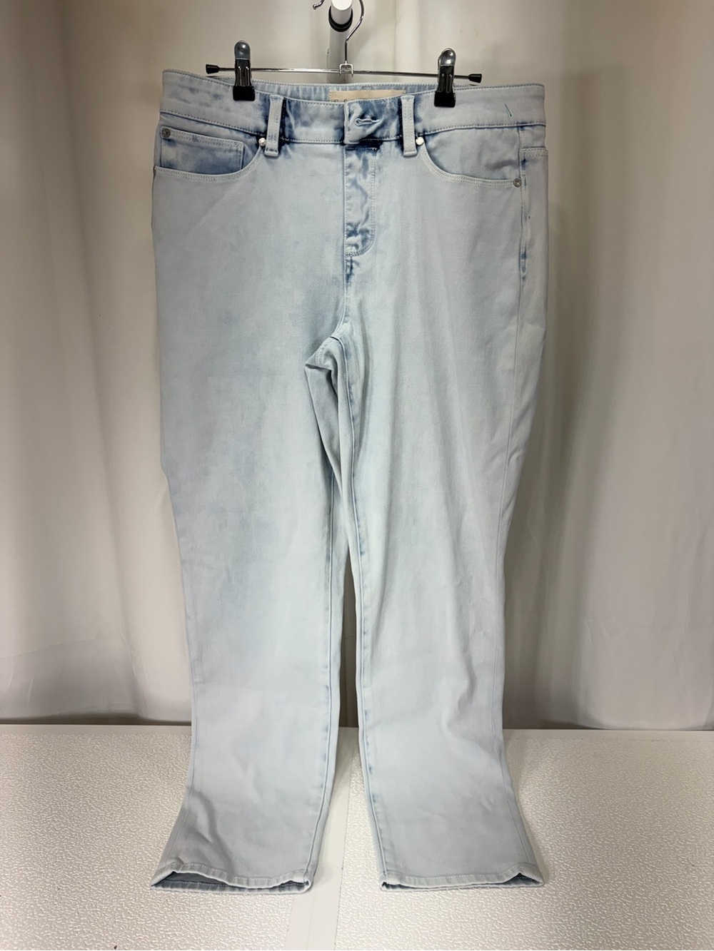 Soft Surroundings Light Wash Wide-Leg Jeans 3849
